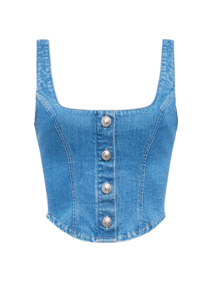 Saga Denim Top top L'AGENCE