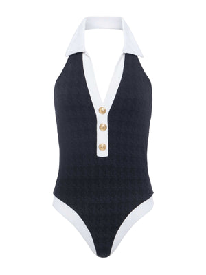 Natalya Collared One-Piece swim L'AGENCE