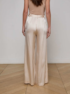 Gavin Silk Wide-Leg Pant pant L'AGENCE