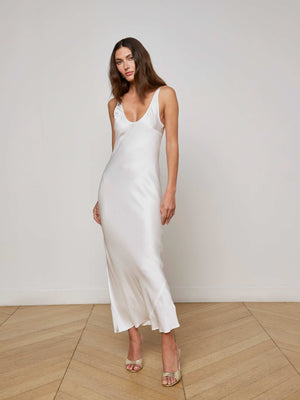 Akiya Satin Maxi Dress