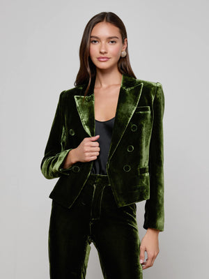 Brooke Velvet Blazer