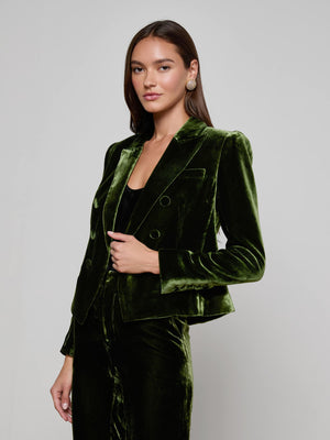 Brooke Velvet Blazer