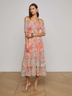 Oriel Off-The-Shoulder Dress dress L'AGENCE