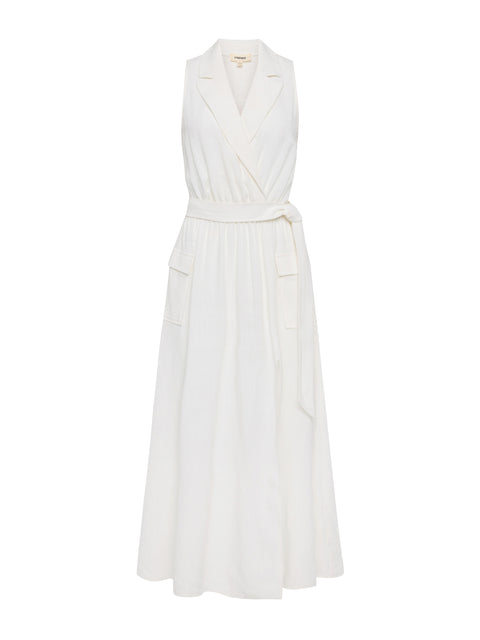 Mayer Linen-Blend Maxi Dress dress L'AGENCE   