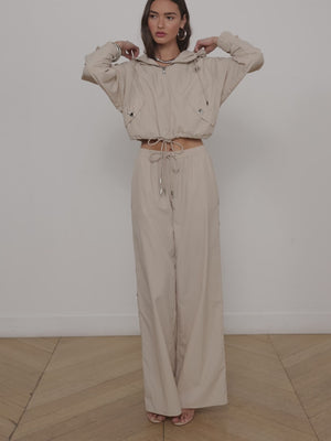 Bronwyn Cropped Windbreaker jacket L'AGENCE