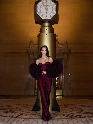 Sayla Silk Gown