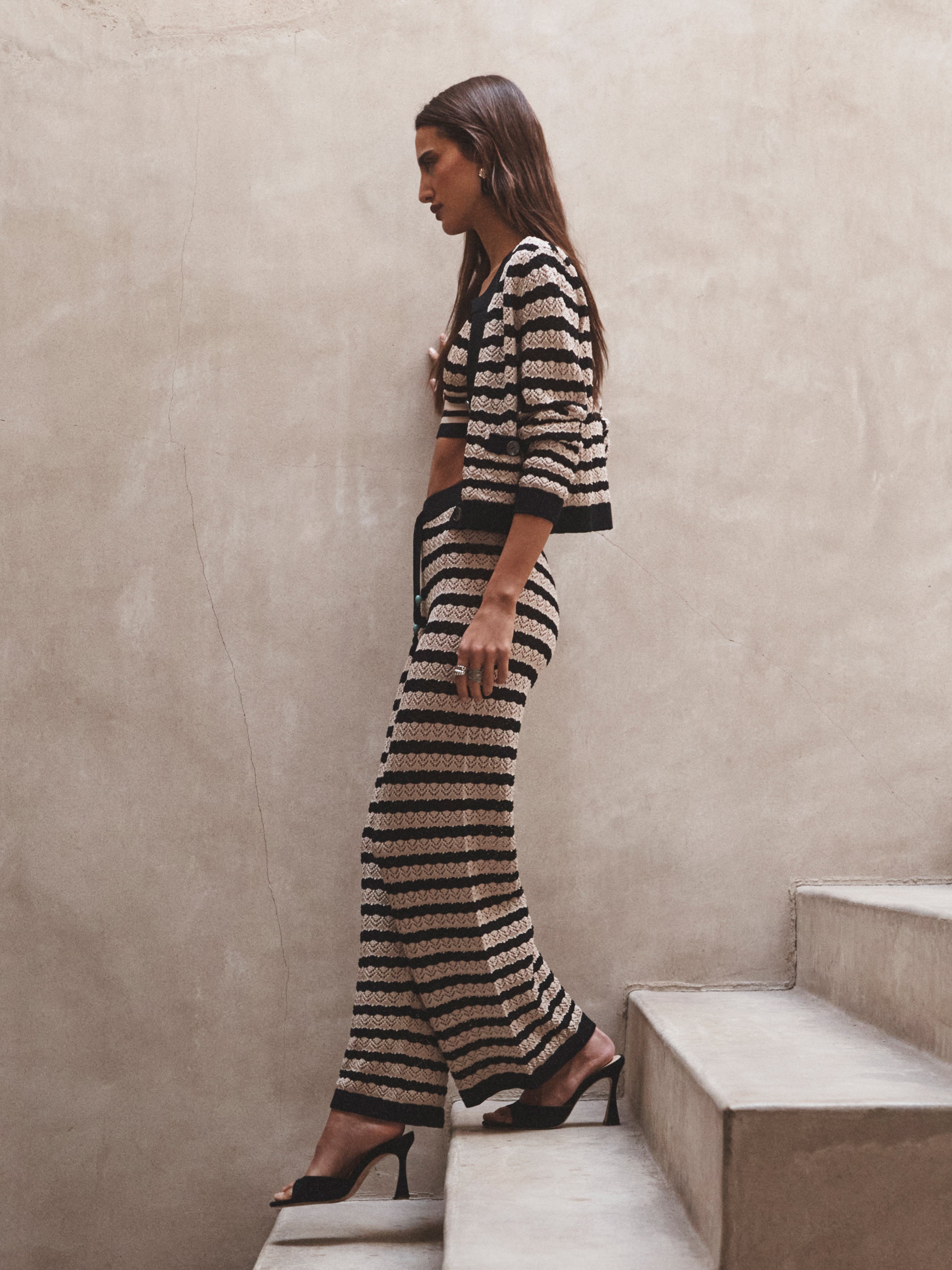 Lacen Pointelle Knit Skirt skirt L'AGENCE