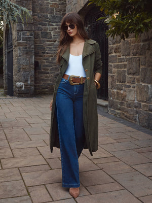Zavia Jean Trench Coat