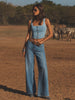 Saga Denim Top