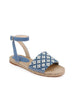 Grece Mixed-Media Espadrille sandal L'AGENCE