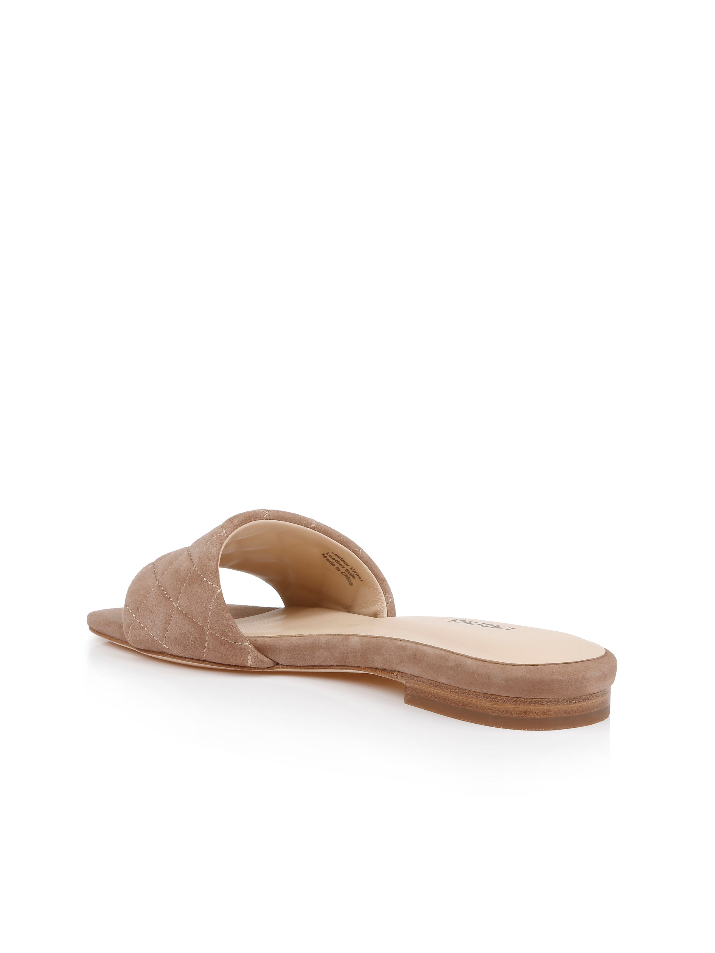 Aloise Suede Slide Sandal sandal L'AGENCE