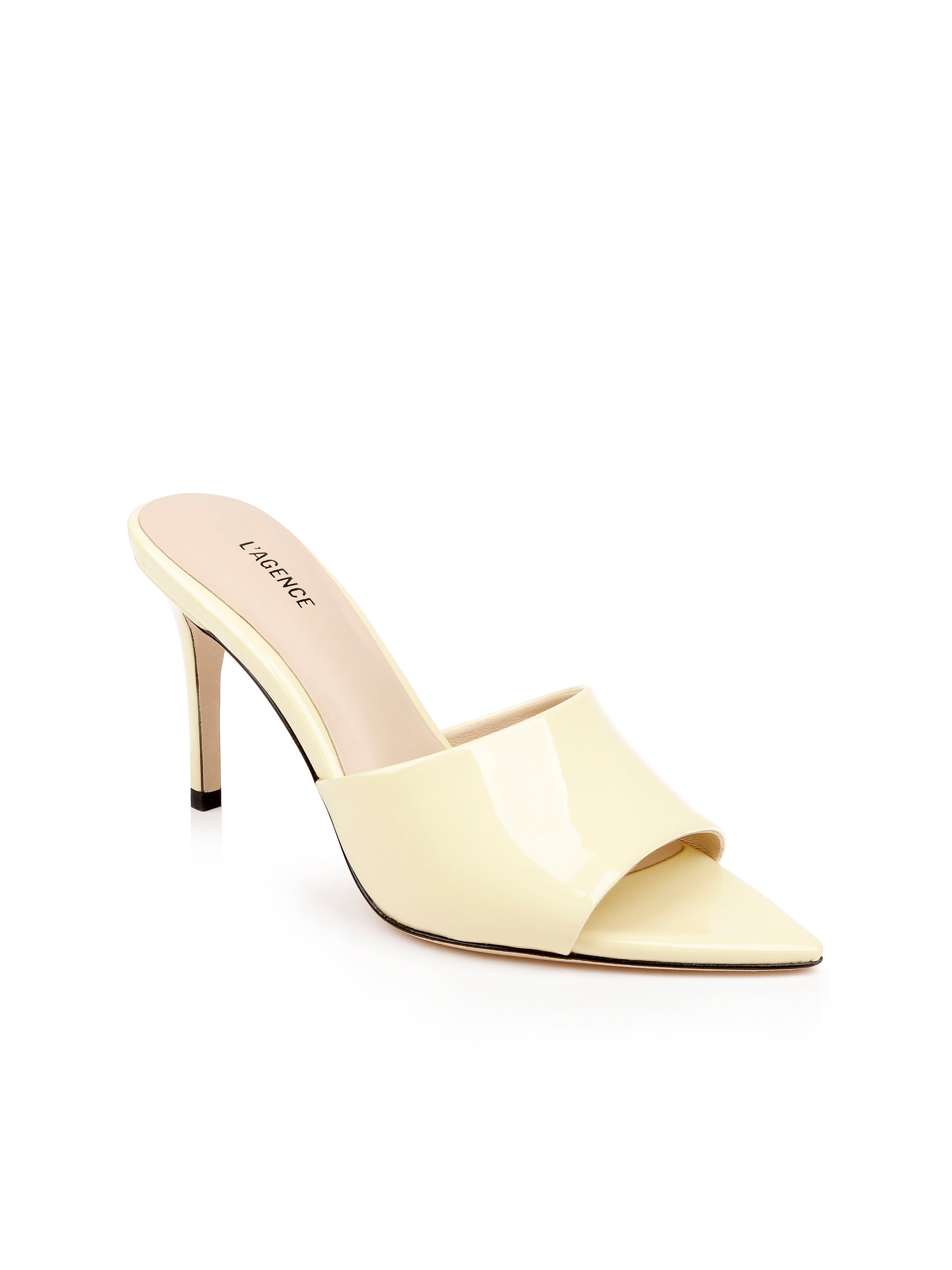 Lolita Leather Open-Toe Mule shoes L'AGENCE