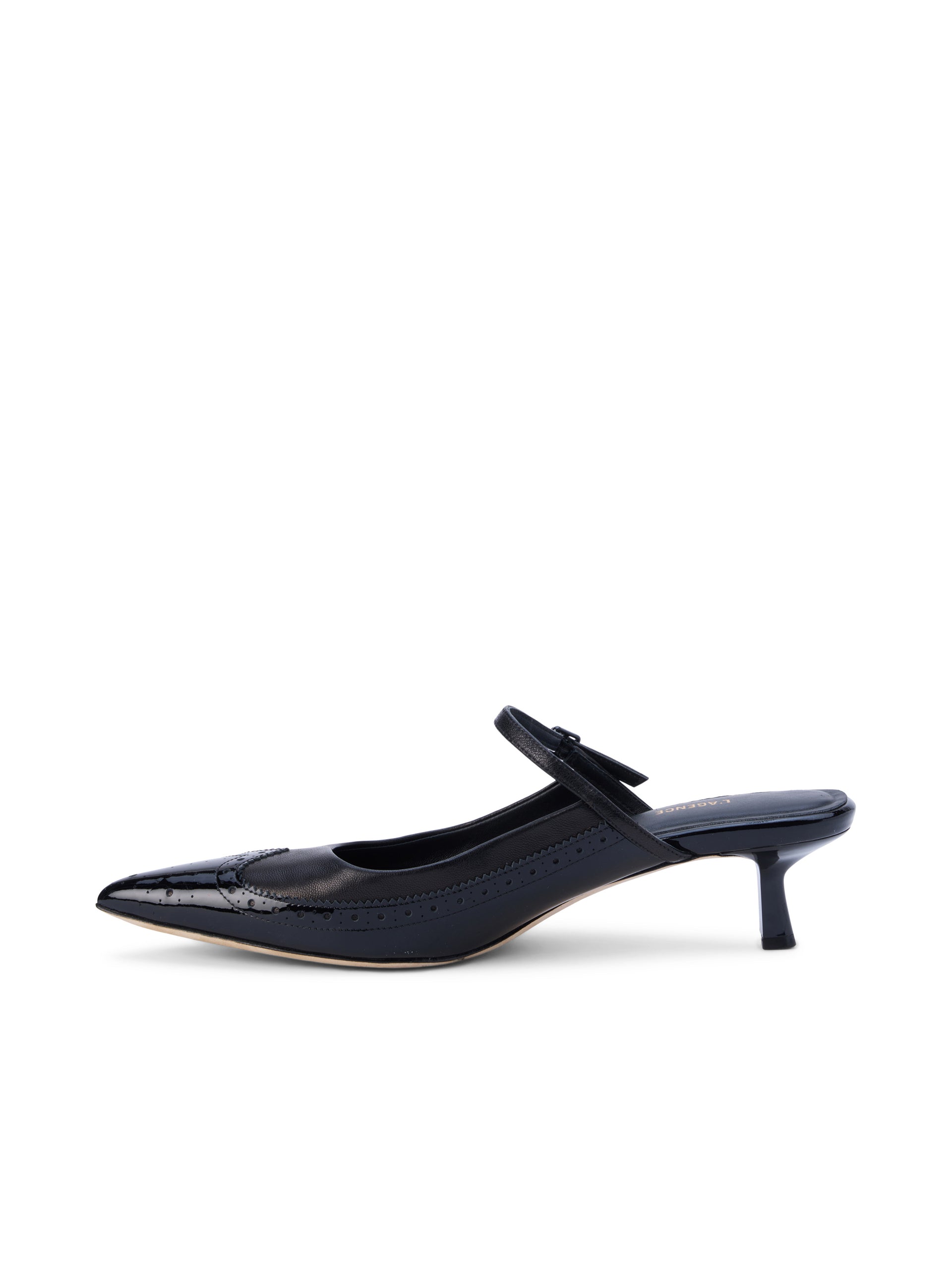 Elle Patent Leather Mule shoes L'AGENCE Sale