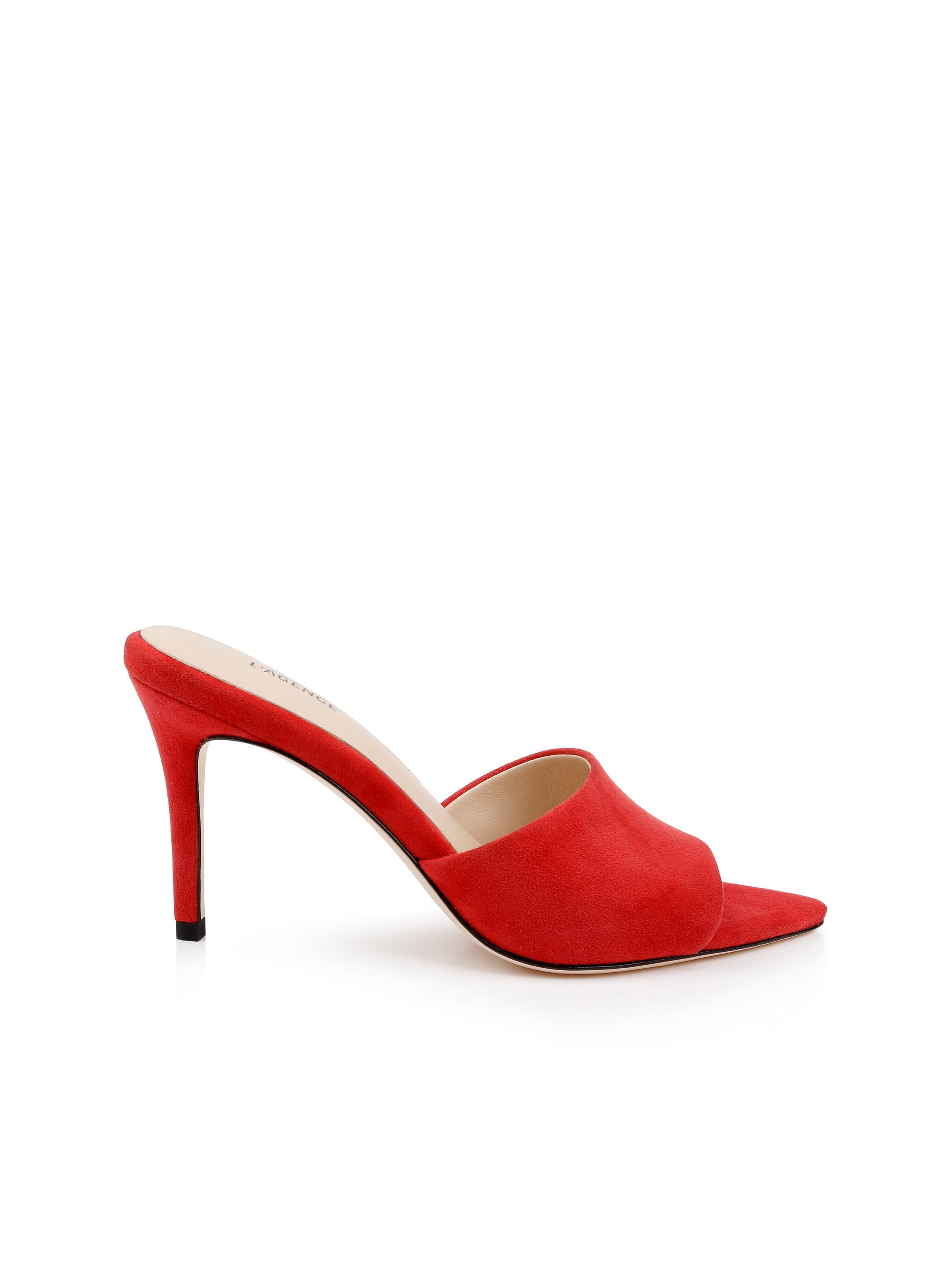 Lolita Suede Open-Toe Mule shoes L'AGENCE