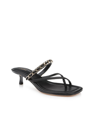 Georgette Kitten-Heel Sandal shoes L'AGENCE