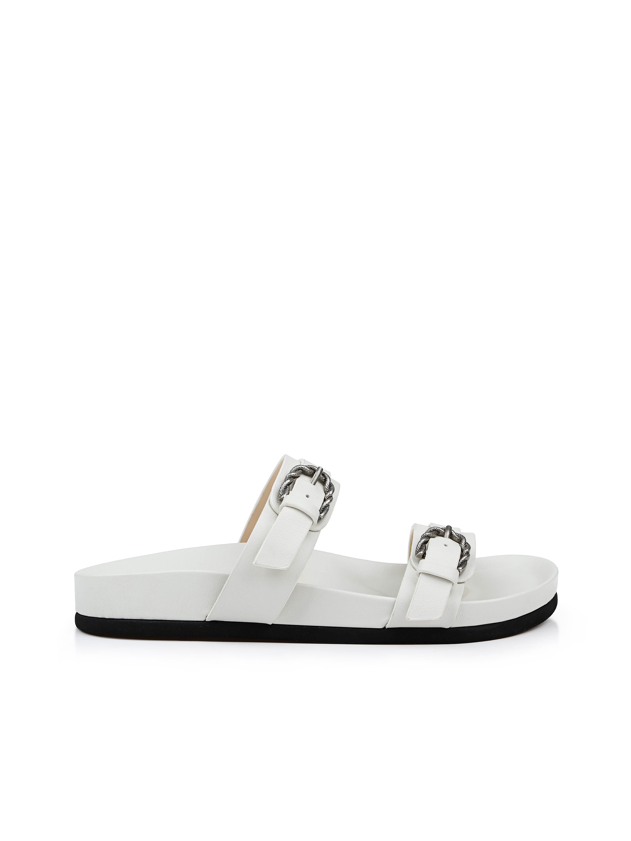 Gaelle Buckle Slide shoes L'AGENCE