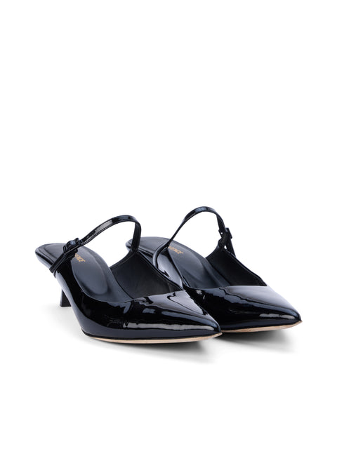 Edith Patent Leather Mule mule L'AGENCE   