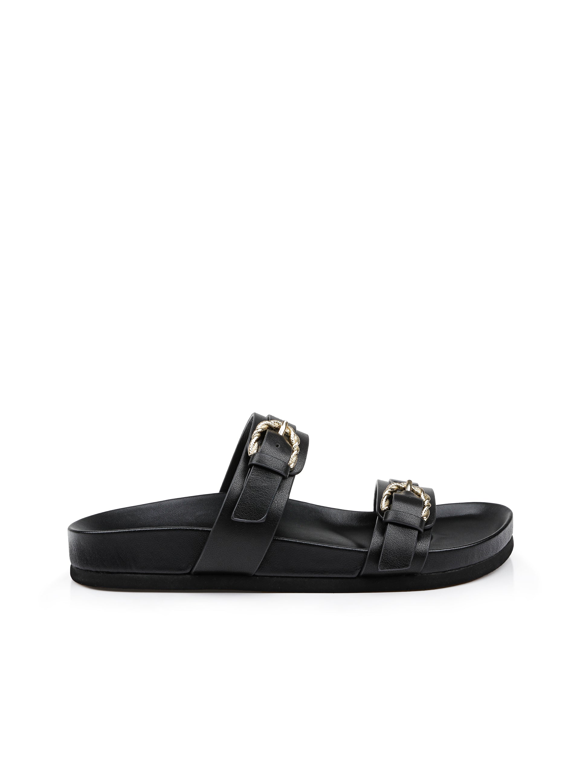 Gaelle Buckle Slide shoes L'AGENCE