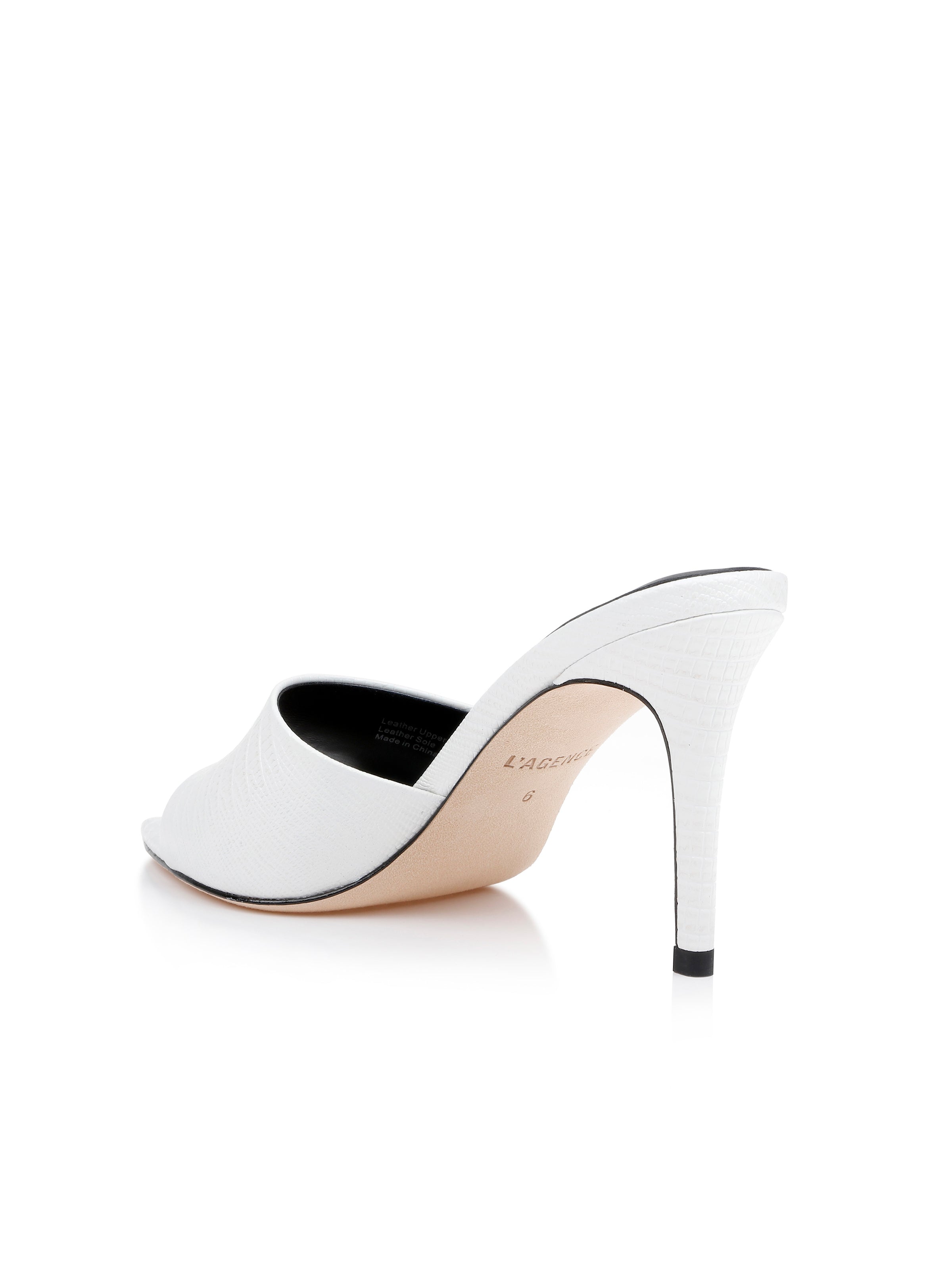 Lolita Leather Open-Toe Mule shoes L'AGENCE