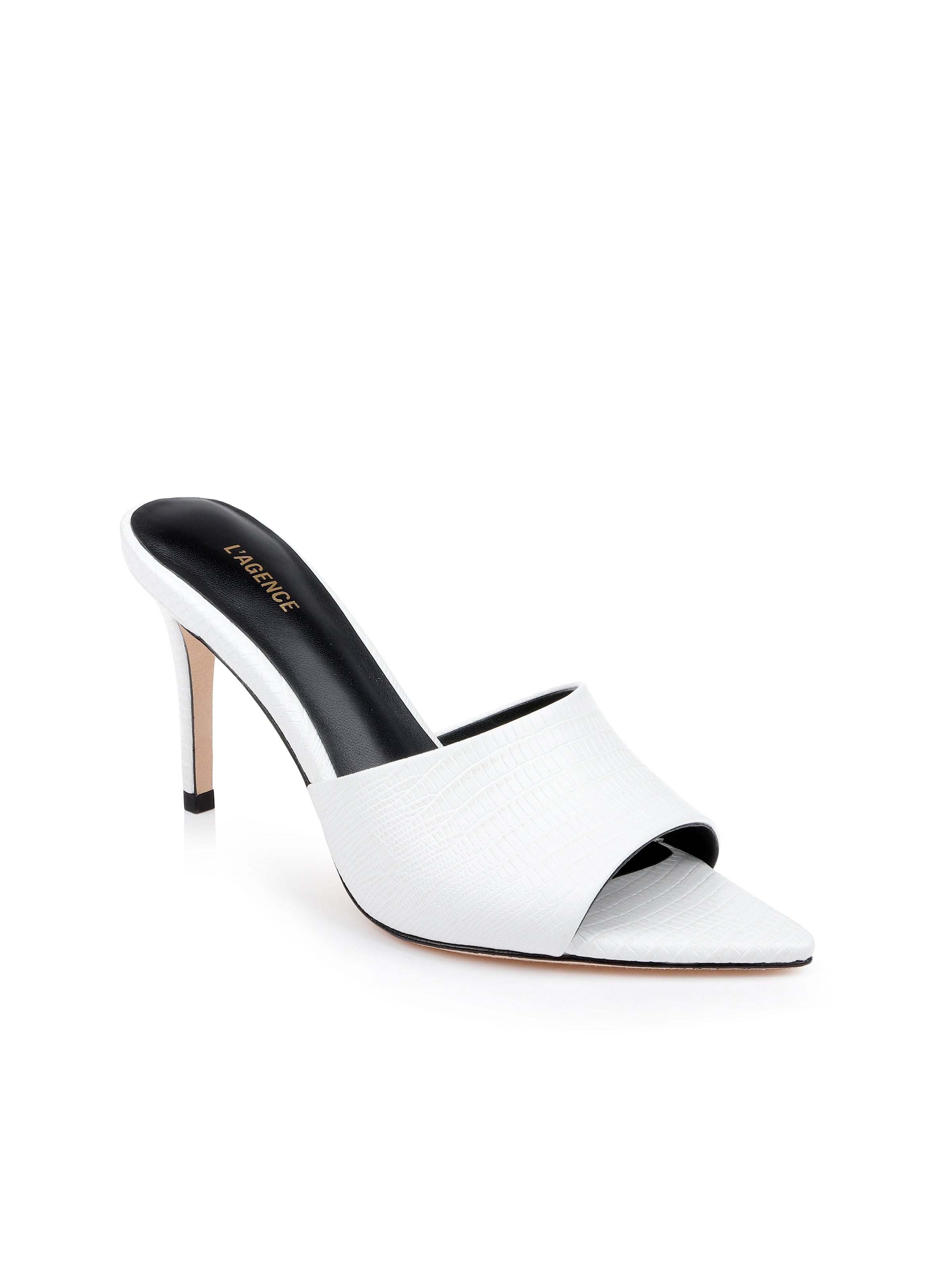 Lolita Leather Open-Toe Mule shoes L'AGENCE