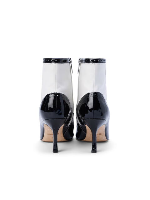 Ember Patent Leather Bootie bootie L'AGENCE   