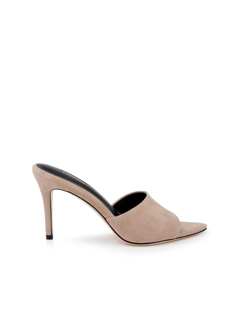 Lolita Suede Open-Toe Mule mule L'AGENCE