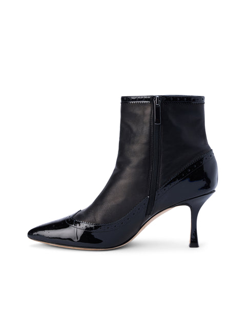 Ember Patent Leather Bootie shoes L'AGENCE Sale