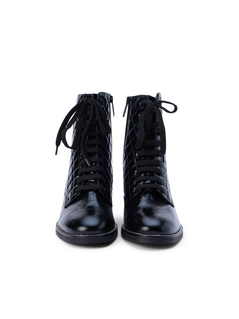 Desiree Patent Leather Boot shoes L'AGENCE Sale