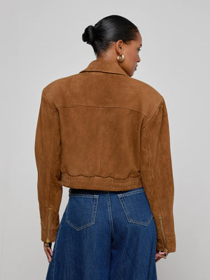 Micah Oversized Suede Jacket