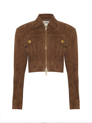 Micah Oversized Suede Jacket