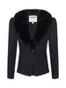 Blazer Kaisley en fausse fourrure