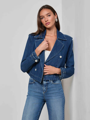 Maddox Jean Trench Coat