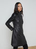 Lyon Leather Coat coat L'AGENCE   