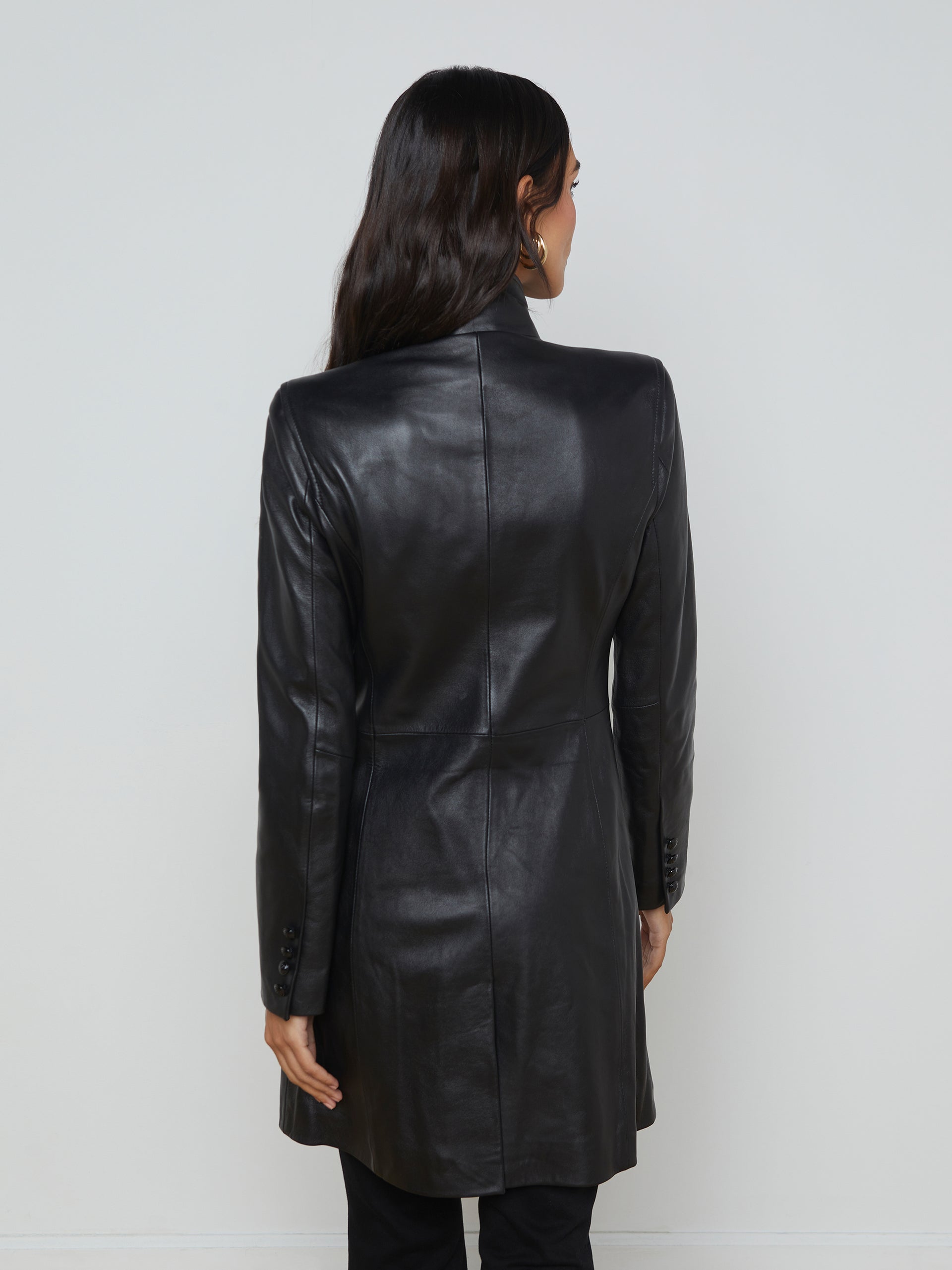 Lyon Leather Coat coat L'AGENCE Sale