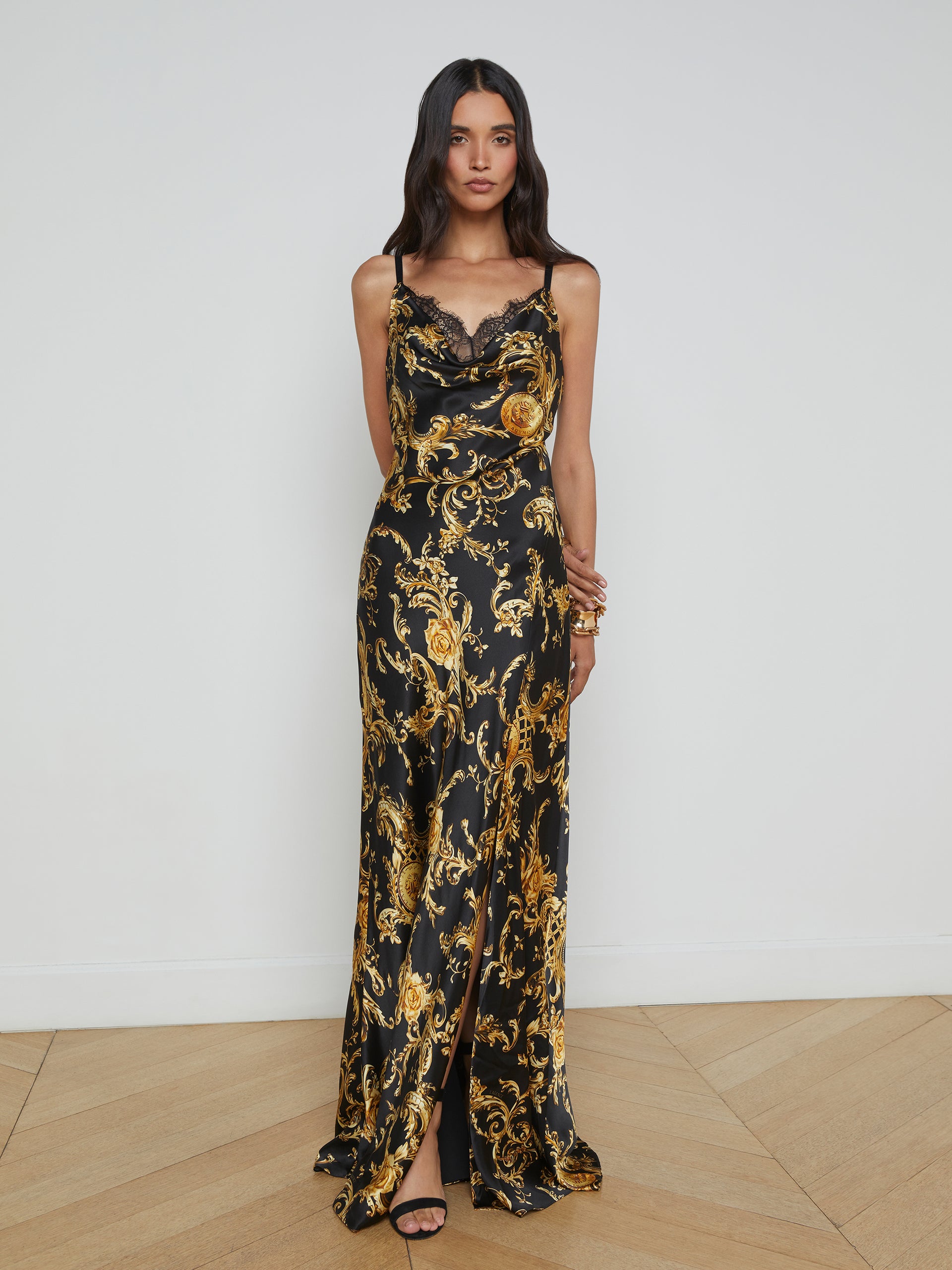 Venice Silk Gown dress L'AGENCE Sale