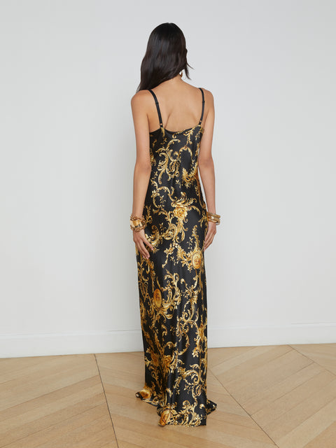 Venice Silk Gown dress L'AGENCE   