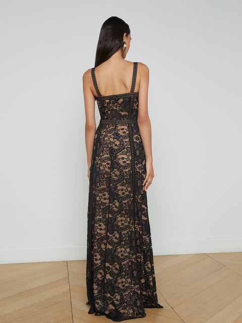 Avignon Lace Maxi Dress dress L'AGENCE   