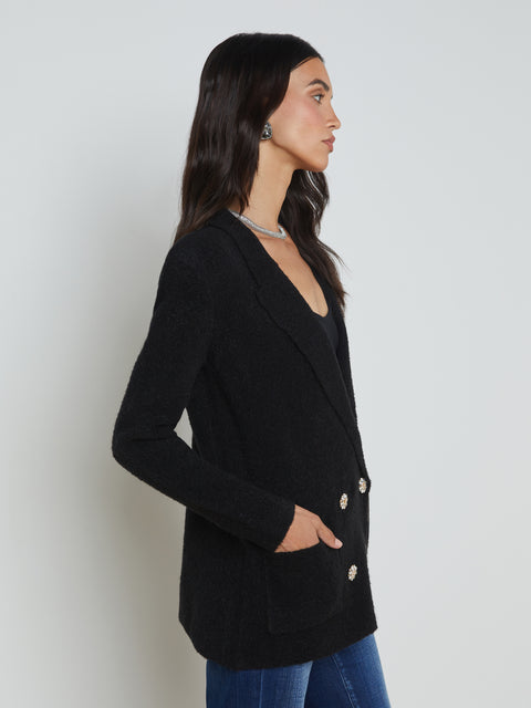 Eileen Knit Boyfriend Blazer blazer L'AGENCE   