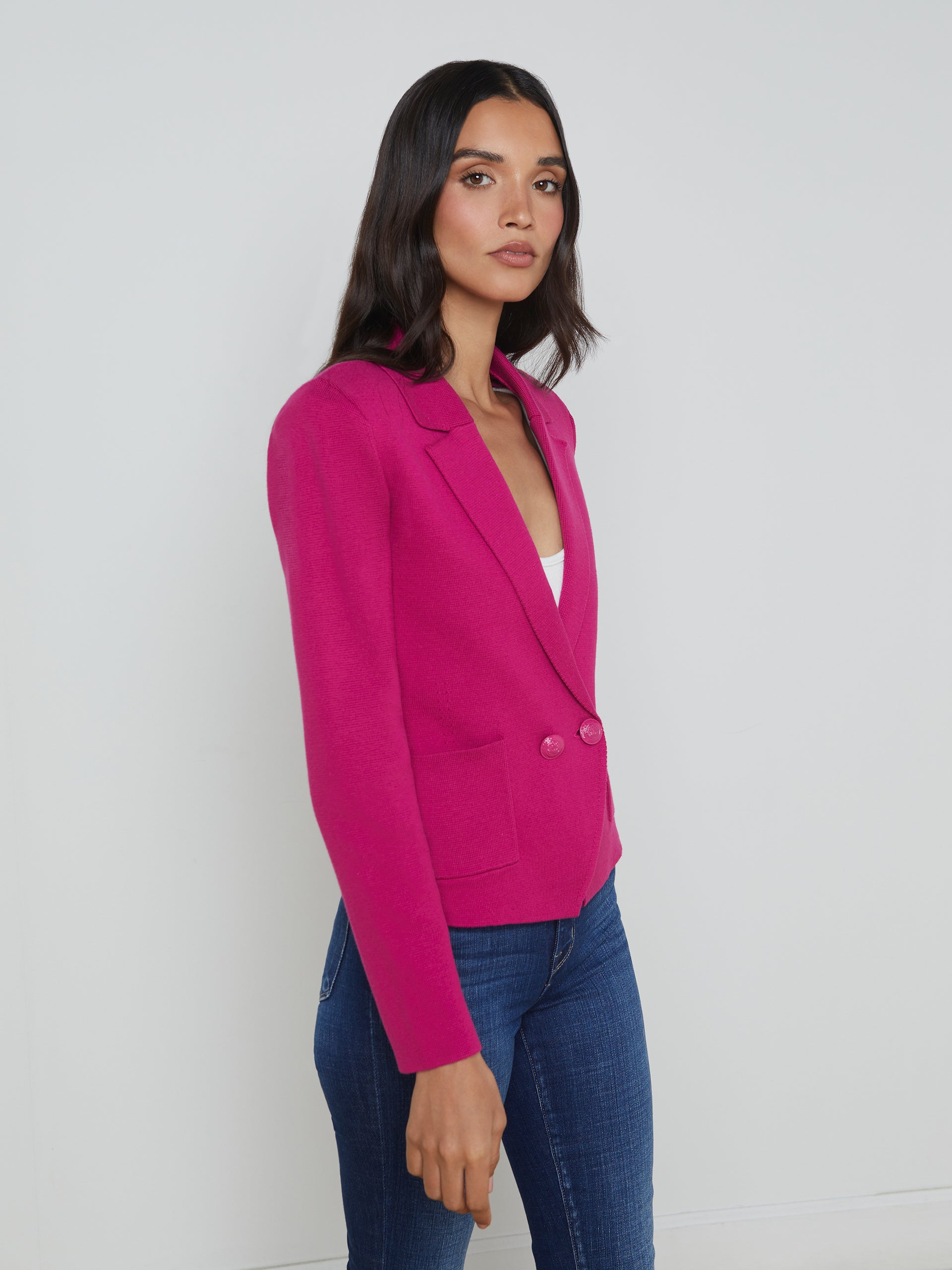 Sofia Knit Blazer blazer L'AGENCE Sale