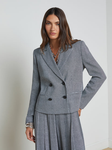 Atmore Plaid Blazer blazer L'AGENCE Sale