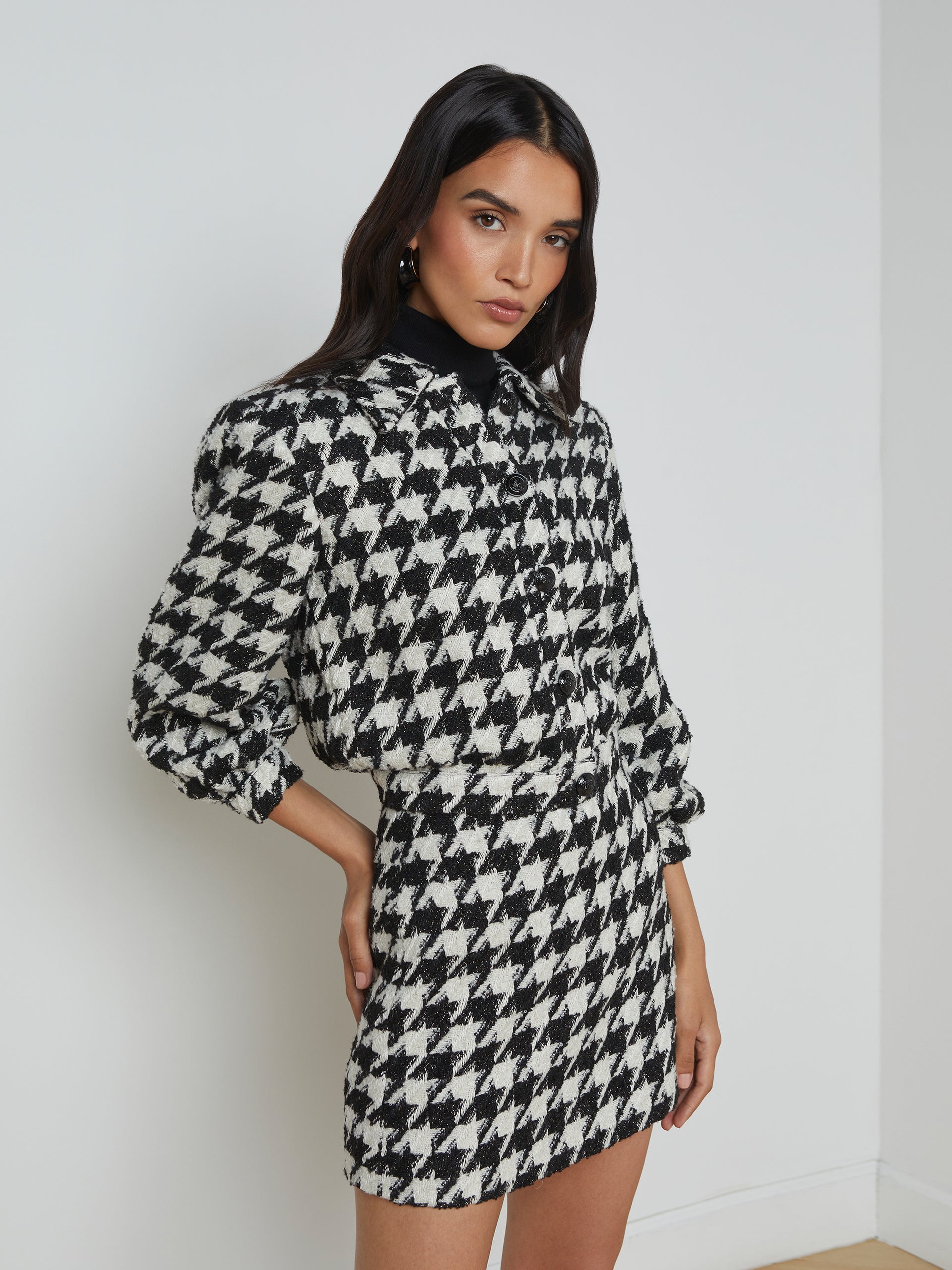 Bridges Houndstooth Jacket jacket L'AGENCE Sale