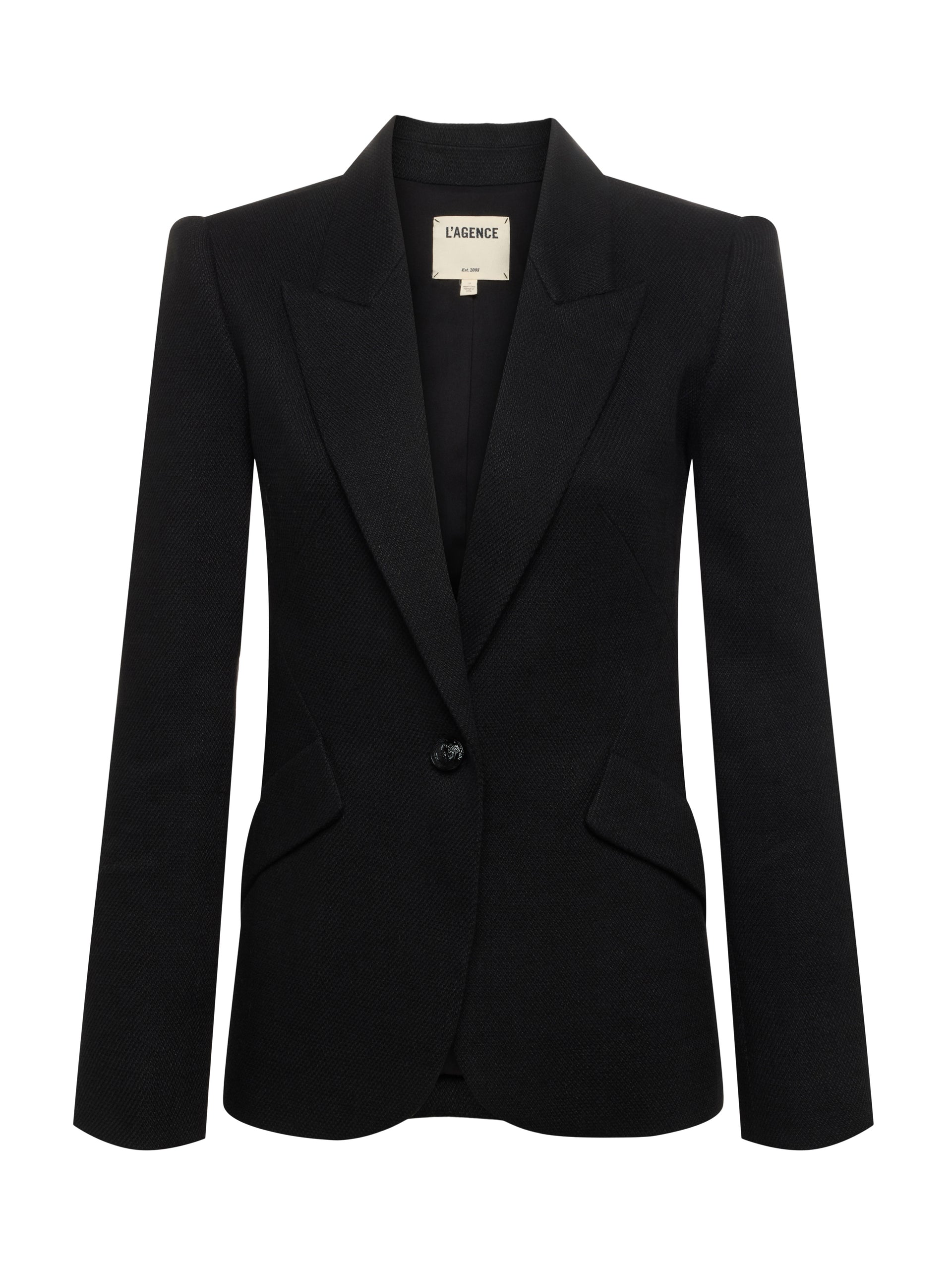 Chamberlain Linen-Blend Blazer blazer L'AGENCE Sale   