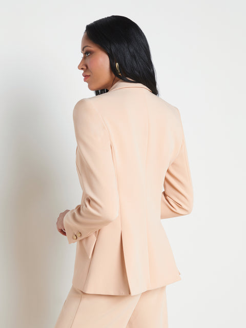 L'AGENCE - Chamberlain Single Breasted Blazer in Toasted Almond