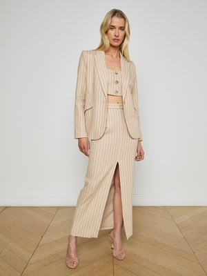 Chamberlain Pinstriped Blazer blazer L'AGENCE