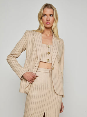 Chamberlain Pinstriped Blazer blazer L'AGENCE