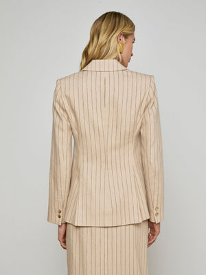 Chamberlain Pinstriped Blazer blazer L'AGENCE