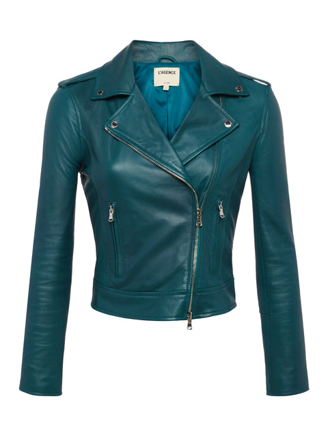 Leather Biker Jacket jacket L'AGENCE   