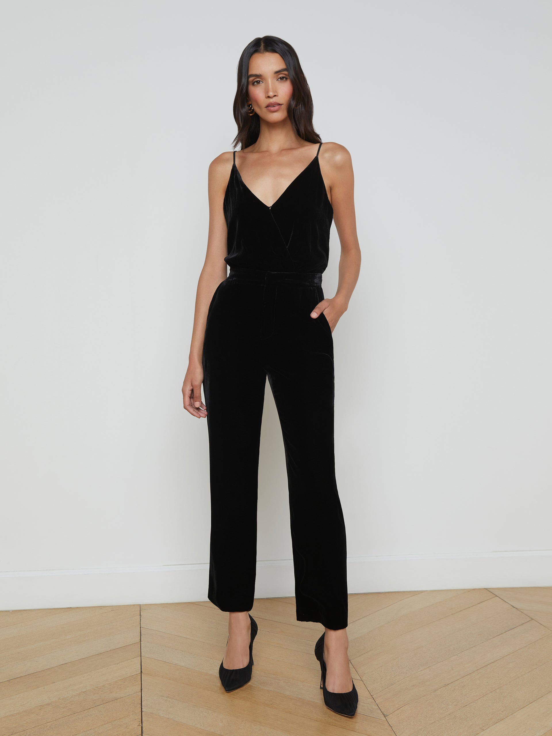 Rebel Velvet Trouser pant L'AGENCE Sale