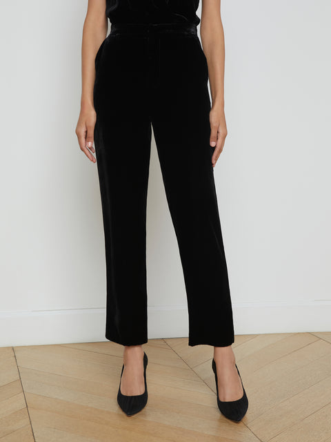 Rebel Velvet Trouser pant L'AGENCE Sale