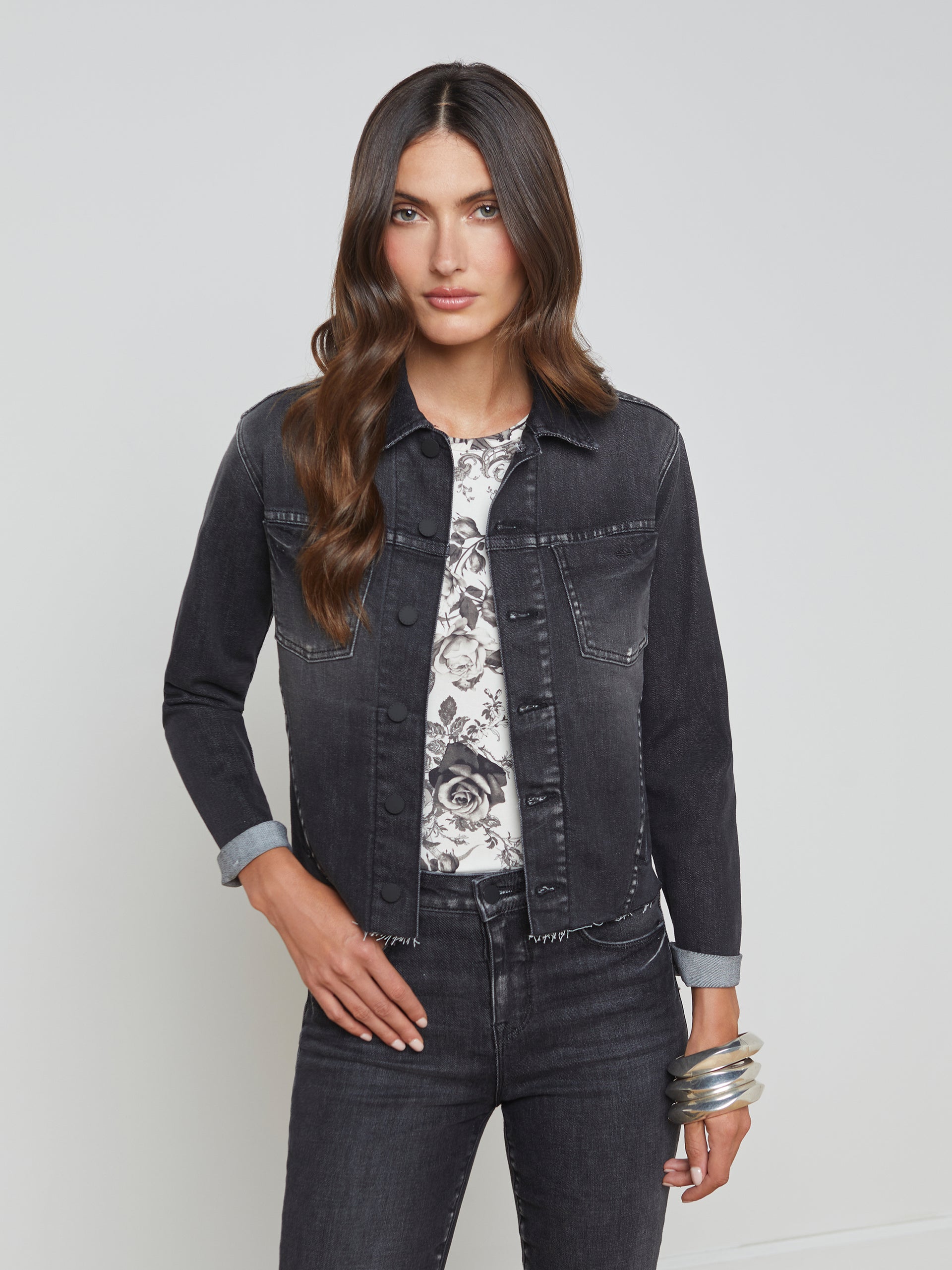 Janelle Denim Jacket jacket L'AGENCE Sale